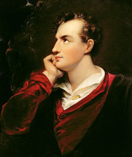 Portrait of George Gordon Byron (1788-1824) 6th Baron Byron à Richard Westall