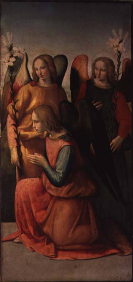 Three Angels (panel) (pair of 80358) à Ridolfo Ghirlandaio