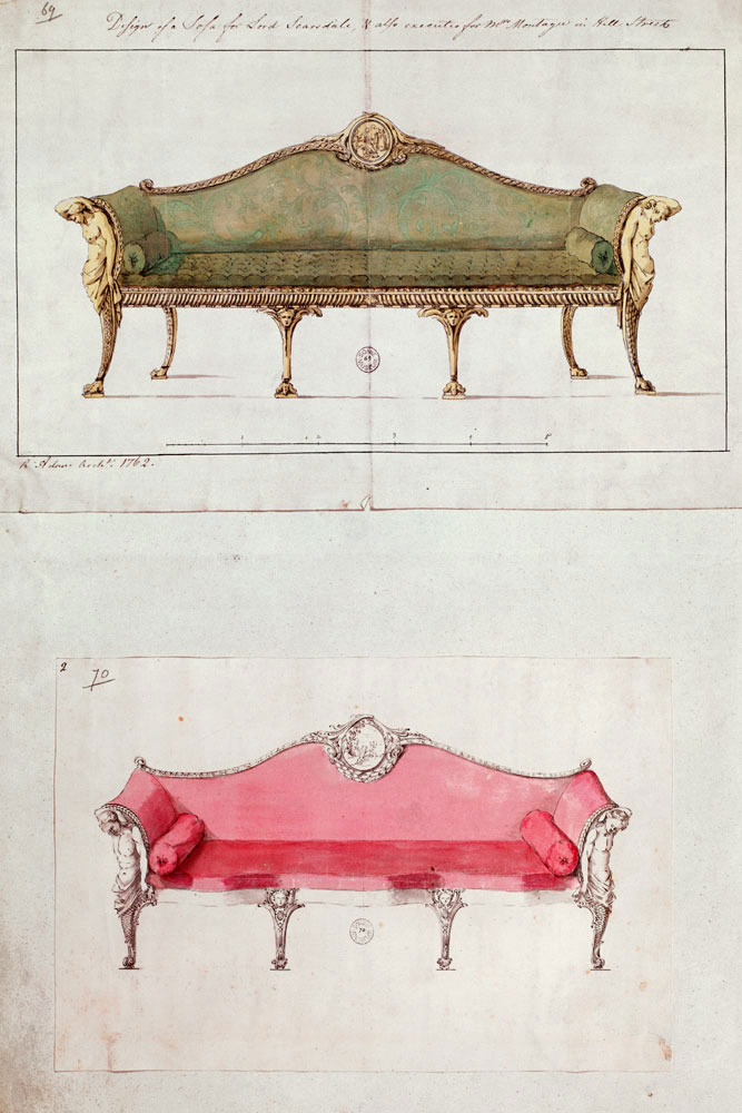 Sofa designed à Robert Adam