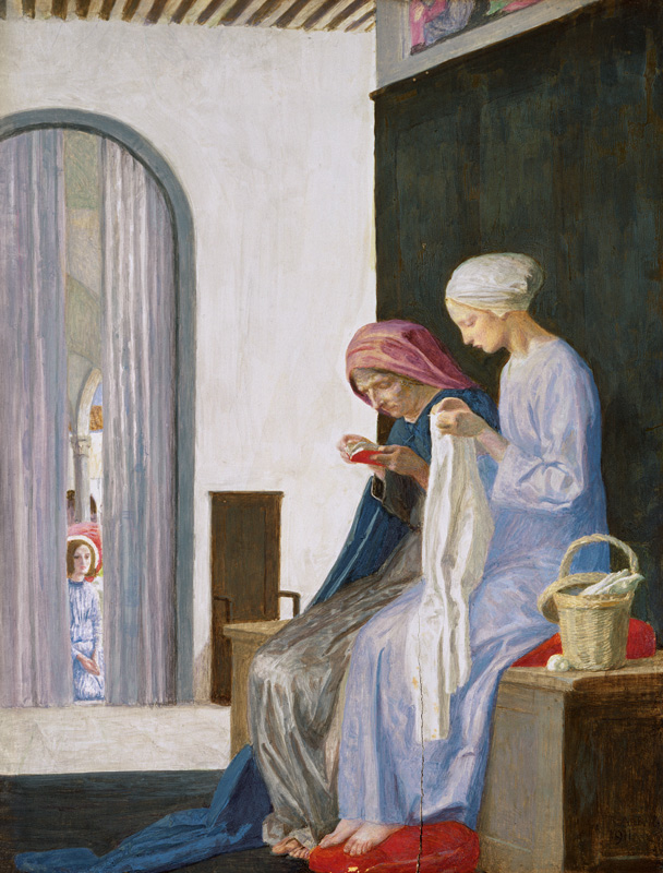 Mary in the House of Elizabeth à Robert Anning Bell