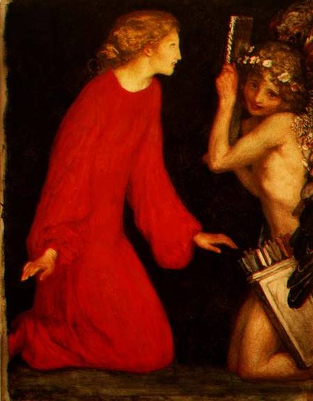 Cupid's Mirror à Robert Anning Bell