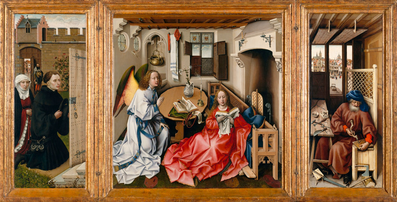 The Annunciation (Mérode Altarpiece) à Robert Campin