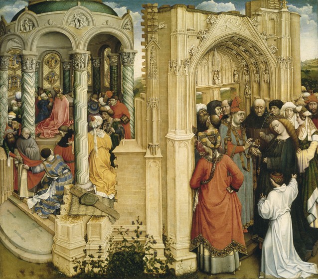 The Marriage of Mary and Joseph à Robert Campin