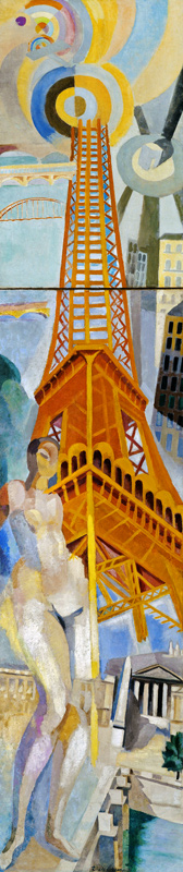 La Ville de Paris, la Femme et la Tour Eiffel à Robert Delaunay