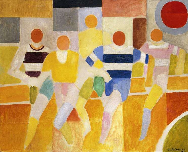 Die Läufer (Les Coureurs) à Robert Delaunay