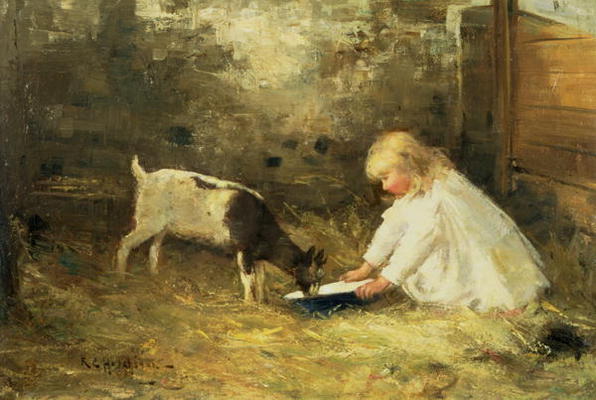 The Kid (oil on canvas) à Robert Gemmel Hutchison