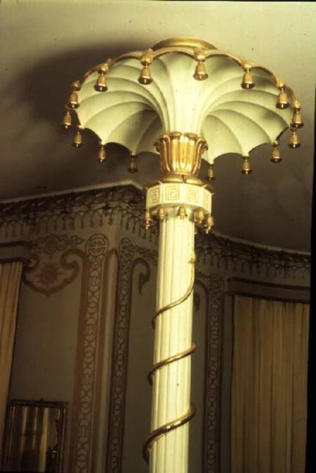 Detail of a column in the North Drawing Room à Robert Jones