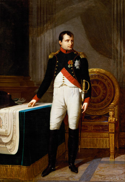 Portrait of Napoleon Bonaparte (1769-1821) 1809 à Robert Lefevre