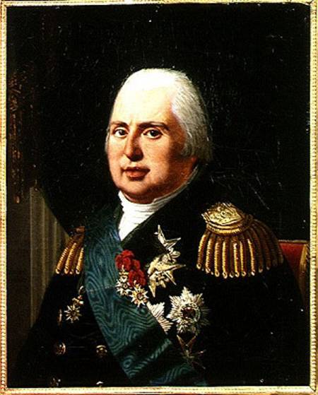 Louis XVIII (1755-1824) à Robert Lefevre