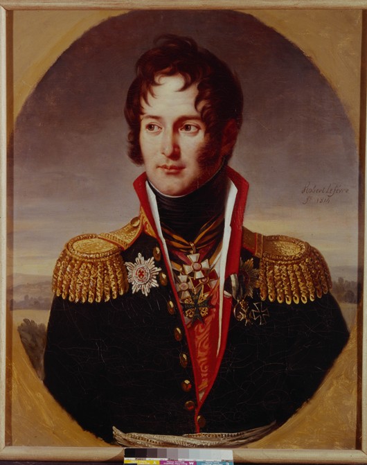 Portrait of Pyotr Alexandrovich Chicherin (1778-1848) à Robert Lefevre