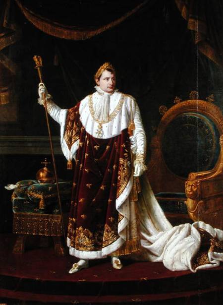 Portrait of Napoleon (1769-1821) in his Coronation Robes à Robert Lefevre