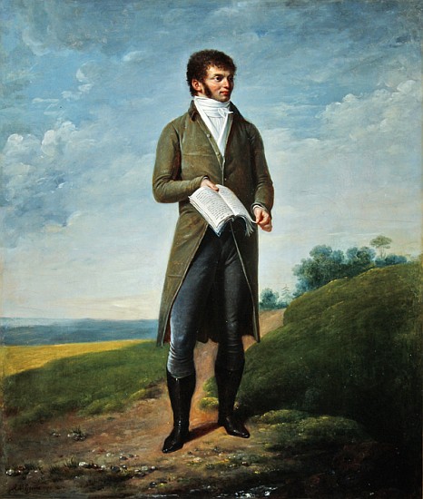 Portrait of a man à Robert Lefevre
