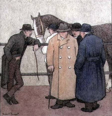 The Horse Dealers à Robert Polhill Bevan
