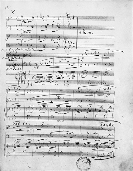 Ms.312, Phantasiestucke, Opus 88, for piano, violin and cello à Robert Schumann
