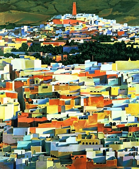 North African Townscape (oil on canvas)  à Robert  Tyndall