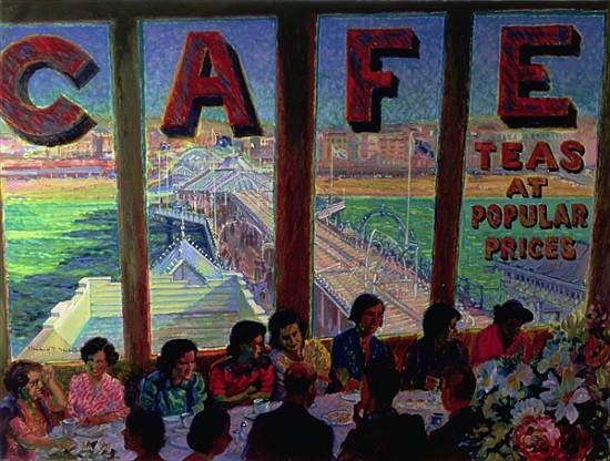Tea on the Pier  à Robert  Tyndall