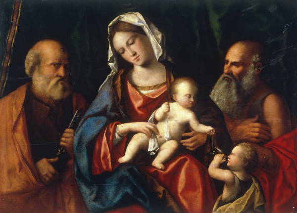Rocco Marconi/Vierge a l''Enfant/Saints à Rocco Marconi
