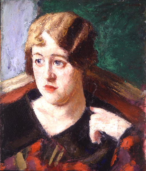 Head of an Irish Girl (oil on canvas)  à Roderic O'Conor