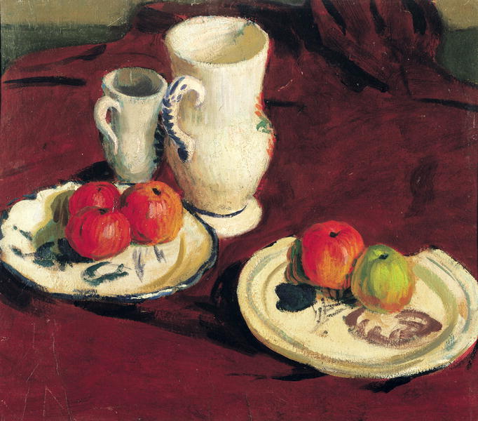 Still Life with Apples (oil on canvas)  à Roderic O'Conor