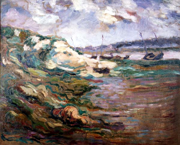 The Coast of Brittany (oil on canvas)  à Roderic O'Conor