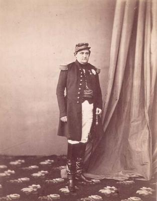 Napoleon-Joseph-Charles-Paul (1822-91) Prince Napoleon, 1855 (sepia photo) à Roger Fenton