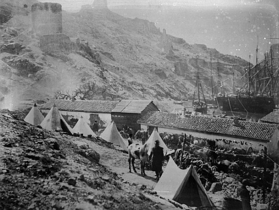 The Port at Balaklava during the Crimean War, c.1855 à Roger Fenton