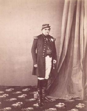 Napoleon-Joseph-Charles-Paul (1822-91) Prince Napoleon, 1855 (sepia photo)