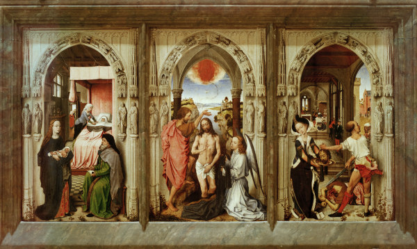 Altar of St.John / Dutch master / c.1510 à Rogier van der Weyden