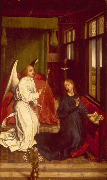 R. van der Weyden / Annunciation à Rogier van der Weyden