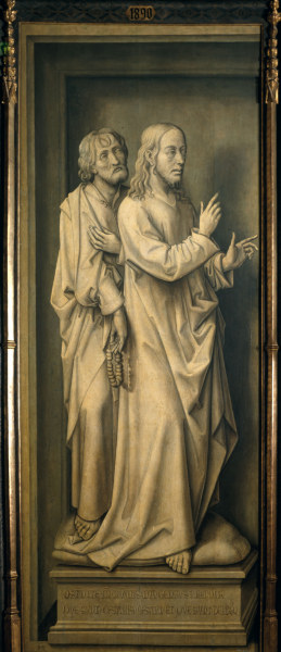 Rogier v.d.Weyden, Christ and Disciples à Rogier van der Weyden