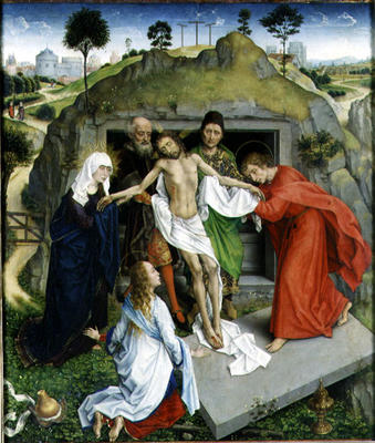 The Entombment, c.1450 (oil on panel) à Rogier van der Weyden