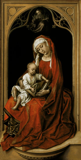 Marie avec l'enfant de Christ (Madone Duran) à Rogier van der Weyden