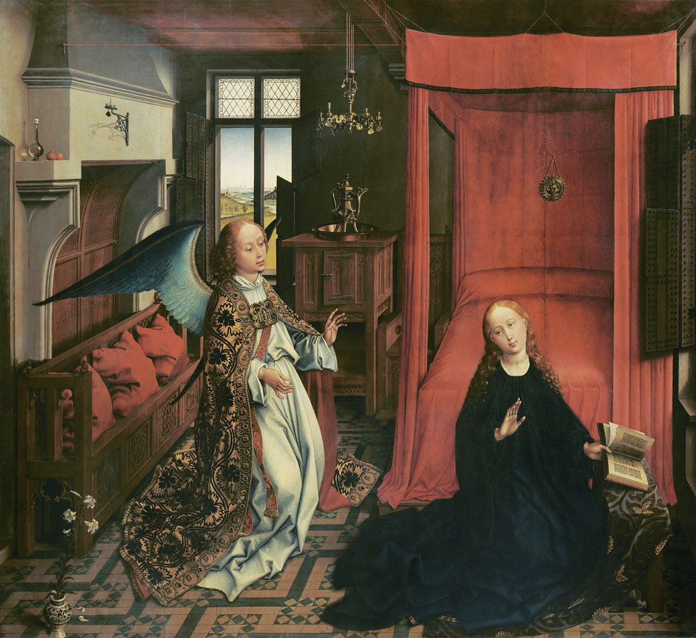 The Annunciation à Rogier van der Weyden