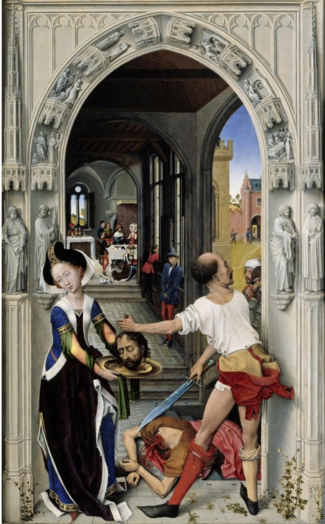 The Beheading of Saint John the Baptist (The Altar of St. John, right panel) à Rogier van der Weyden