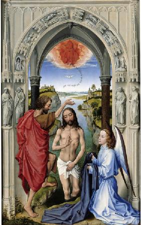 The Baptism of Christ (The Altar of St. John, middle panel)