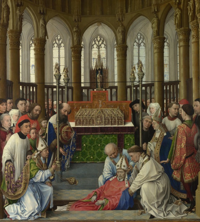 The Exhumation of Saint Hubert à Rogier van der Weyden