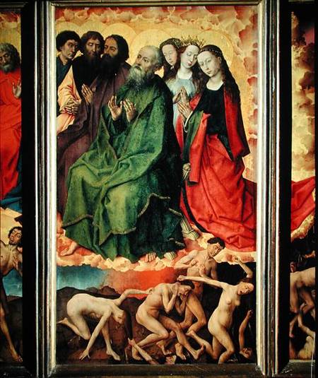 The Last Judgement, the entrance of the damned into hell à Rogier van der Weyden