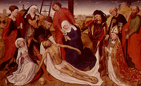 mise en croix à Rogier van der Weyden