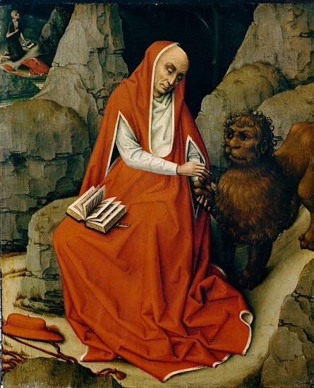 Saint Jerome in the Desert à Rogier van der Weyden