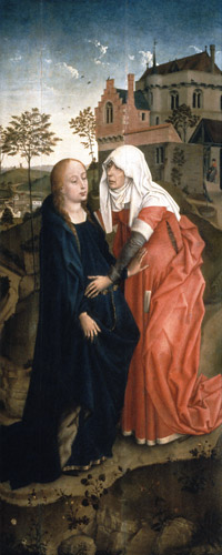 La visitation à Rogier van der Weyden
