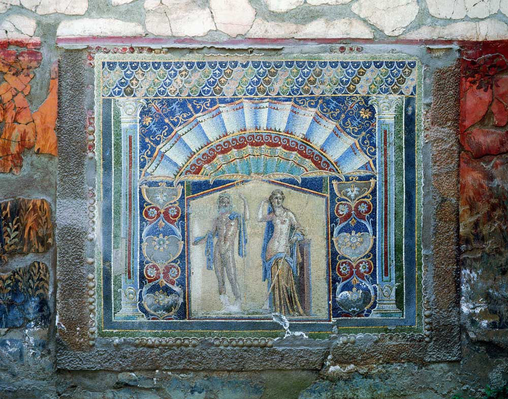 Mosaic from the House of Neptune and Amphitrite (mosaic) (for room see 113527) à Romain