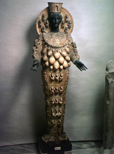 Artemis of Ephesus (bronze & alabaster) à Romain