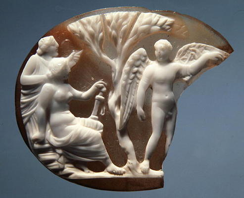 Cameo depicting Icarus and Daedalus, 27 BC-AD 14 (sardonyx) à Romain