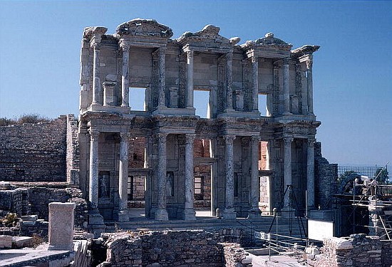 Celsus Library, built in AD 135 à Romain