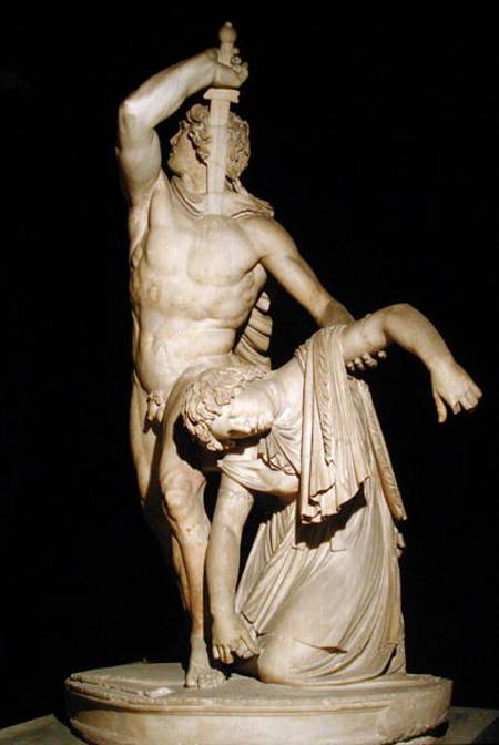 A Gaul Killing Himself having Killed his Wife before the Enemy, also known as Paetus and Arria, Roma à Romain
