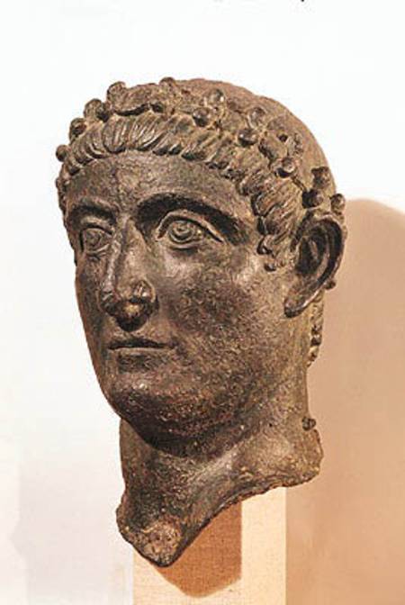 Head of Constantine the Great (c.274-337) à Romain