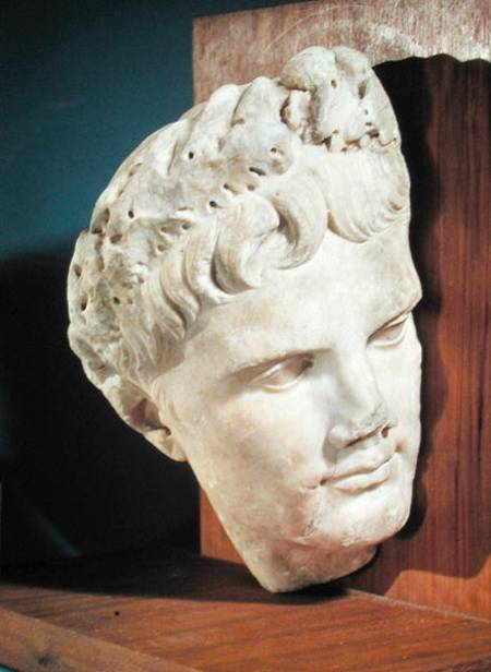 Head of Emperor Augustus (63-14 BC) 27-17 BC à Romain