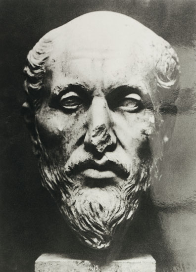 Head of Plotinus (205-270) à Romain