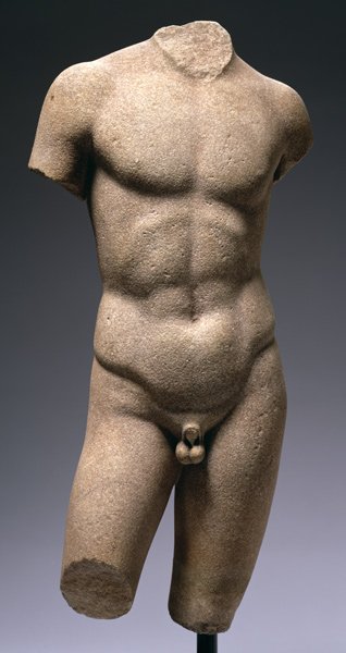 Torso of a Naked Youth à Romain