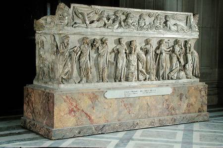 Sarcophagus with frieze of the Nine Muses à Romain